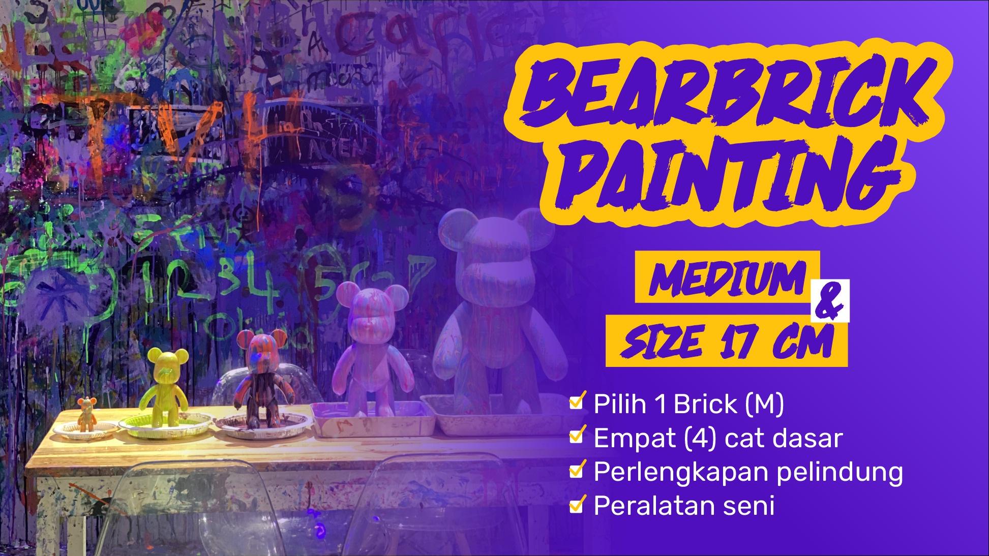 Bearbrick Painting Medium (M)