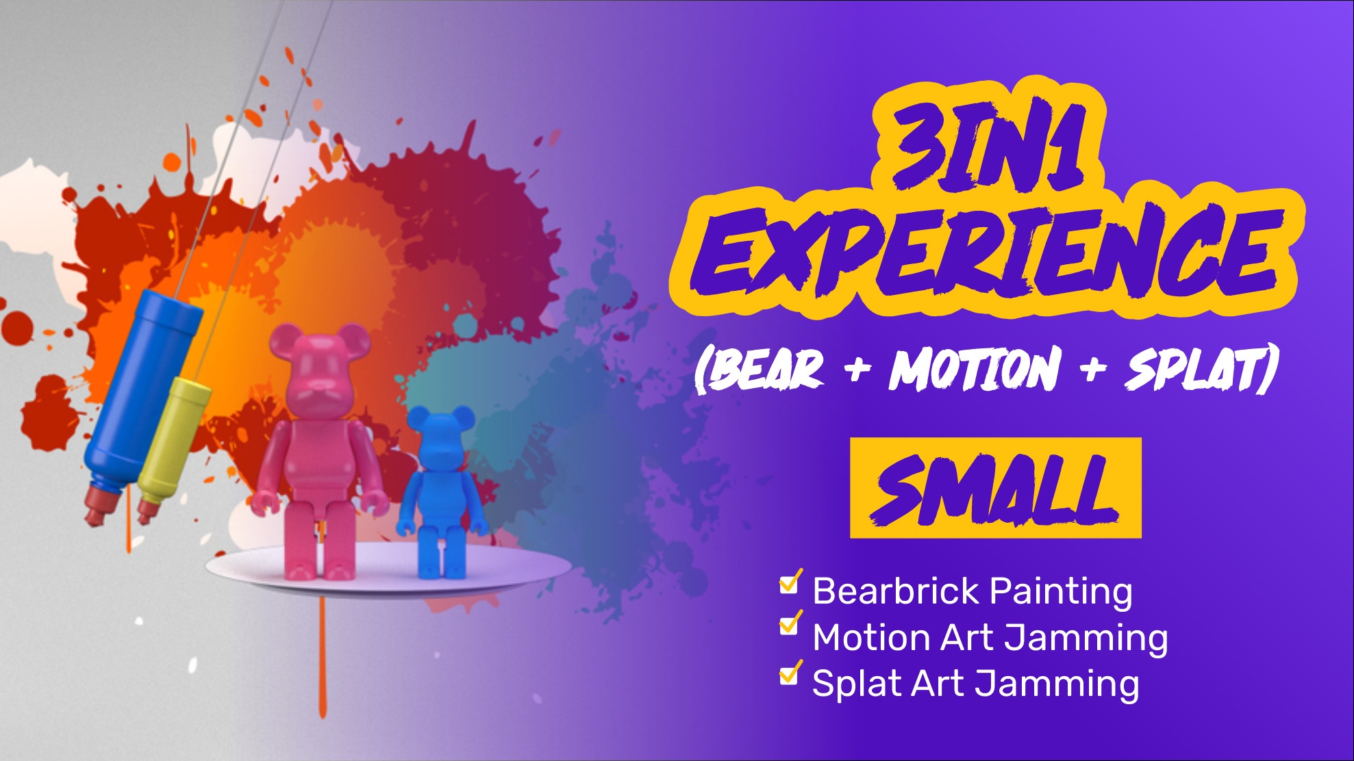 3in1 Experience (Bear + Motion + Splat) Small (S)