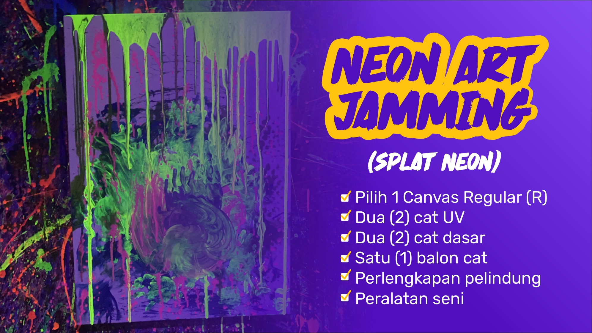 Neon Art Jamming (Splat Neon)