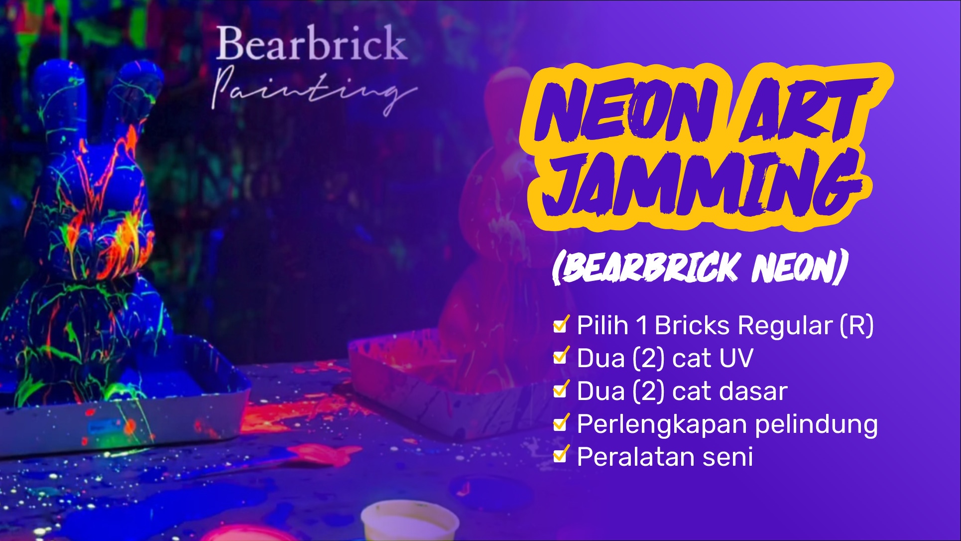 Neon Art Jamming (Bearbrick Neon)